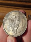 1977 Bailiwick Of Guernsey 25 Pence Big Commemorative Coin Elizabeth Ii Toned Uk
