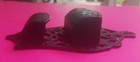 Vintage  Antique   Cast Iron Ornamental Match Holder   Safe   Nice  