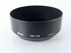      unused  Nikon Metal Lens Hood Hn-24 For 100-300mm F5 6 Series E From Japan