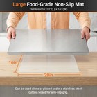 Extra Large Stainless Steel Cutting Board 304 Food Grade With Lip Set