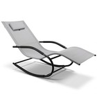 Zero Gravity Rocking Chair Lightweight Lounge Chair Recliner With Detachable