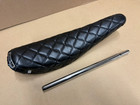 Schwinn 1968 Stingray Bicycle Black Checkered Banana Seat   14 1 2 Post Restored