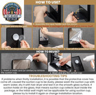 Fogless Shower Mirror  Anti-fog With Razor Holder  Suction Shaving Mirror With S