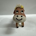 Vintage Dakin Dream Pets Pink Cow With White Spots