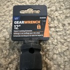 Gearwrench 84650n 1 2  Drive Standard Socket Extension 12  Oal  Black Finish
