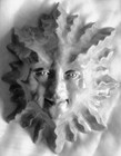 Original Stone Sun Sculpture  Handmade Sun Face  Cast Stone Sun  Artist Signed