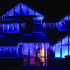 96-960 Led Hanging Curtain Fairy Light Outdoor 13ft 9 Strings Xmas Wedding Decor