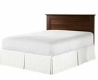 Tailored Bed Skirt Solid White 625 Tc Open Corner Us Bed Size Drop Length