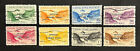 Travelstamps  Canal Zone Stamps Scott  co1-co7   Co14 Used Set Of 8