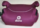 Diono Solana Pink  No Latch  Backless Booster Car Seat  Lightweight