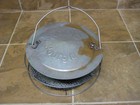 Vintage No no Hour Glass Collapsing Mesh Hanging Wild Bird Feeder - Used