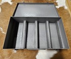 Brumberger-photo Slide Metal Storage Case box-holds 100 Slides-vintage-usa