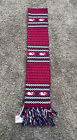 Vineyard Vines Girl   s Pink Blue Fair Isle Knit Winter Scarf Wool Cashmere New