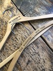 2 Vintage Wooden Hangers Warwick New York City Buffalo Department Store
