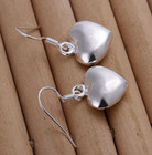 Womens 925 Sterling Silver Love Heart Drop Dangle Hook Pierced  Earrings  e117