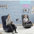 Best Choice Products Swivel Gaming Chair 360   Floor Rocker Adjustable Navy New