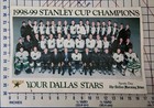 Poster Dallas Stars 1999 Stanley Cup Champions 2 Sided Signatures Insert Dmn