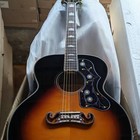 Custom Super Jumbo 200 Vintage Sunburst Acoustic-electric Guitar 20frets Ship Us