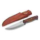 Ohiy Handmade Bushcraft Knife 4116 German Steel 5in Blade Genuine Leather Sheath