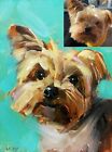 Custom Pet Portrait Original Dog Cat Animal Oil Painting From Photo