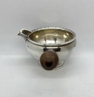 Vintage Frank M Whiting And Co Sterling Silver Gravy Boat With Wood Handle  Msp