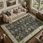 Large Traditional 8x10 Oriental Area Rug Area Rugs Carpet Living Room Black