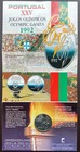 1992 Portugal Bu Silver 200 Escudos Commemorative Coin  1992 Olympic Games