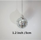 24 Pcs Mini Disco Ball Ornaments For Christmas Tree     1 2 In Disco Ball Chri   