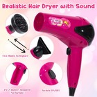 Hair Salon Toys For Girls  36pcs Pretend Play Makeup Sets  Dress Up Beauty Ha   