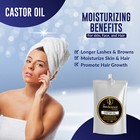 Castor Oil - 100  Pure Cold Pressed Hexane Free Natural Oil    free Shipping - 1l