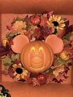 Disney Parks 2024 Halloween Mickey Mouse Jack-o-lantern Pumpkin Wreath 16     New