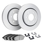 For Ford Expedition 2022-2024 Disc Brake Set   Rear Plain Style Cast Iron Rotor