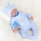 22  Realistic Twins Reborn Dolls Boy girl Vinyl Silicone Soft Newborn Babies Toy