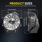 Pair 5  Led Work Lights Super Bright Offroad Driving Auxiliary Pods  wire Kits