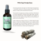 White Sage Smudge Spray Energy Cleansing Spiritual Healing Purification 4oz 