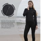Layatone Women   s Lg 3mm Neoprene Full Body Wetsuit Front Zipper Diving  Surfing