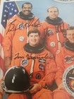 Sts-55 Signed Crew Photo  Sticker
