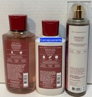 Bath   Body Works Strawberry Snowflakes Body Wash  Body Lotion   Mist Gift Set