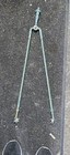 Vintage  Solid Brass Fire Tongs  Coal  Wood