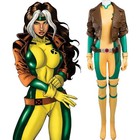 X-men Rogue Anna Marie Custom Made Full Set Cosplay Costume Halloween
