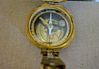 Vintage Stanley London Natural Sine Brass Nautical Compass