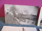 7 Rppc Real Photo Postcard Railroad Train 1911 Locomotive Wi Workers Building