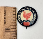 Ww1 Wwi  i Have A Chicken In France  Celluloid Pinback Button Pin Whitehead Hoag