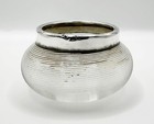 Edwardian Match Striker Holder Sterling Silver Mounted Birmingham 1902