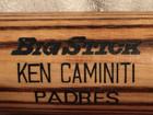 Rare Ken Caminiti 1996 Game Used Rawlings Adirondack Bat San Diego Padres Signed