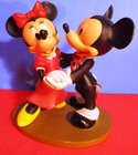 Vintage Mickey   Minnie Mouse Dance Figurine   Very Nice   38 00 Disney Sticker 