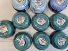  11  Dmc Cebelia Cotton Crochet Thread France Mix Lot Blue Aquamarine Size 10