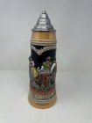 Tall German Lidded Beer Stein 1 5l
