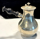 French Sterling Silver Side Ebony Handle Jug Louis Manant 1829-1838 Paris