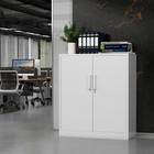 Metal Storage Cabinet With Lock  Small Steel Locker For Home  Office  Warehouse